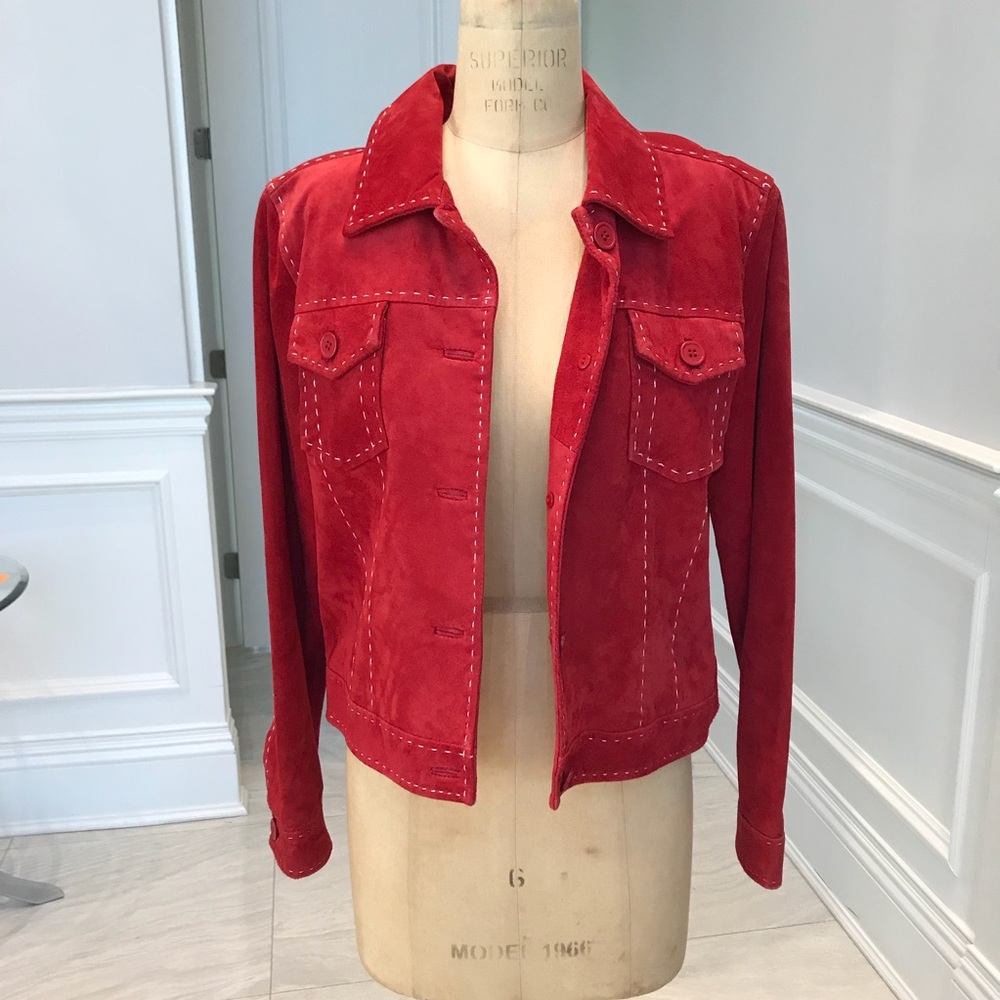 Red Suede Jacket - image 1